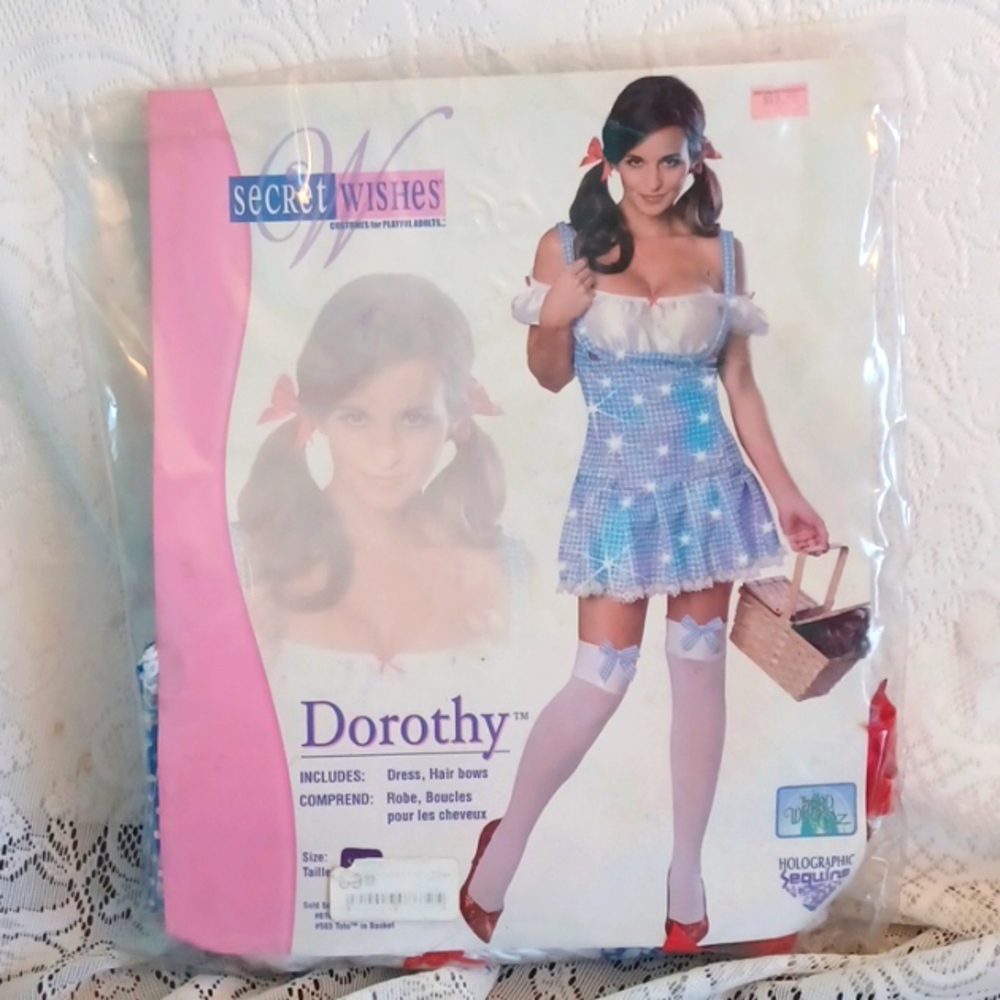 ' Dorothy'  Costume - Secret Wishes  Adult Size S  6136